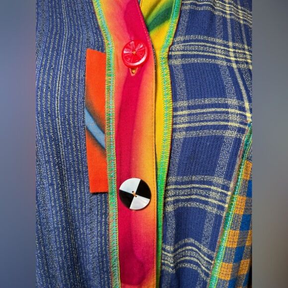 Faith Patchwork Button-Up Tunic – Size M - Picture 13 of 13